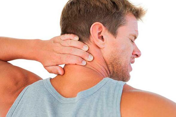 kaklo skausmas dėl osteochondrozės